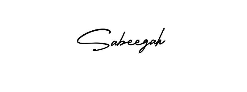 You should practise on your own different ways (AmerikaSignatureDemo-Regular) to write your name (Sabeegah) in signature. don't let someone else do it for you. Sabeegah signature style 3 images and pictures png