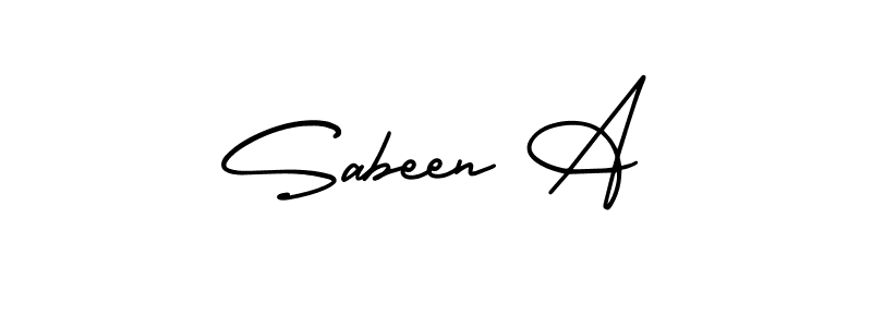 if you are searching for the best signature style for your name Sabeen A. so please give up your signature search. here we have designed multiple signature styles  using AmerikaSignatureDemo-Regular. Sabeen A signature style 3 images and pictures png