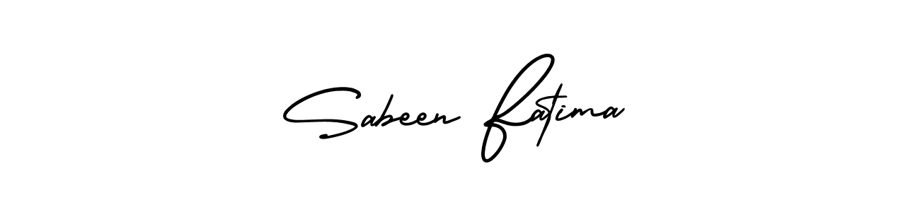 How to make Sabeen Fatima signature? AmerikaSignatureDemo-Regular is a professional autograph style. Create handwritten signature for Sabeen Fatima name. Sabeen Fatima signature style 3 images and pictures png