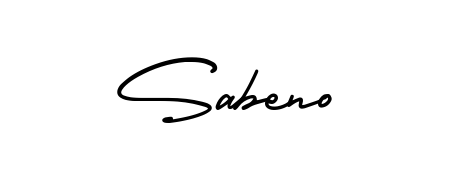 How to Draw Sabeno signature style? AmerikaSignatureDemo-Regular is a latest design signature styles for name Sabeno. Sabeno signature style 3 images and pictures png
