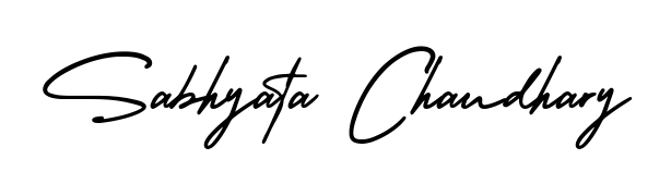 Also You can easily find your signature by using the search form. We will create Sabhyata Chaudhary name handwritten signature images for you free of cost using AmerikaSignatureDemo-Regular sign style. Sabhyata Chaudhary signature style 3 images and pictures png