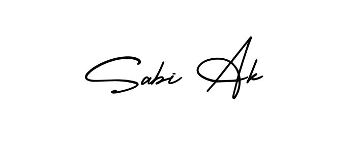 Best and Professional Signature Style for Sabi Ak. AmerikaSignatureDemo-Regular Best Signature Style Collection. Sabi Ak signature style 3 images and pictures png