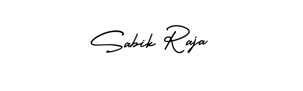 Sabik Raja stylish signature style. Best Handwritten Sign (AmerikaSignatureDemo-Regular) for my name. Handwritten Signature Collection Ideas for my name Sabik Raja. Sabik Raja signature style 3 images and pictures png