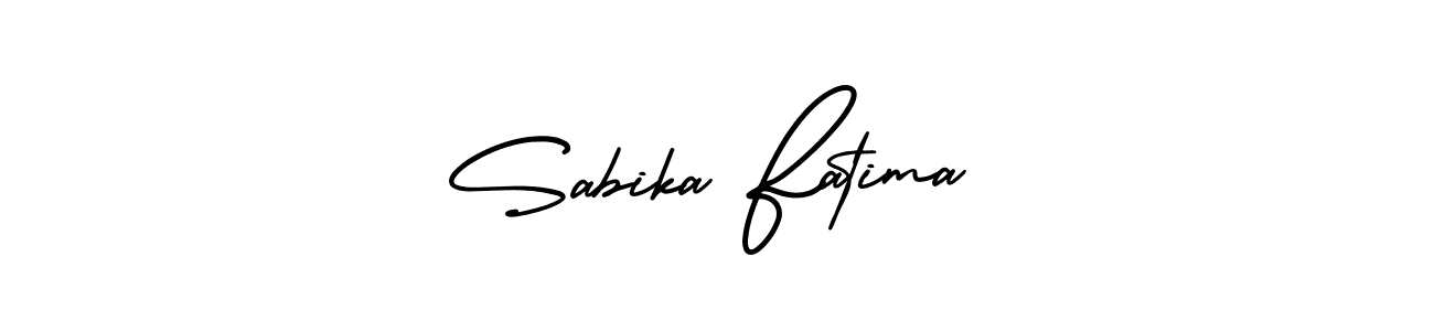 Also we have Sabika Fatima name is the best signature style. Create professional handwritten signature collection using AmerikaSignatureDemo-Regular autograph style. Sabika Fatima signature style 3 images and pictures png