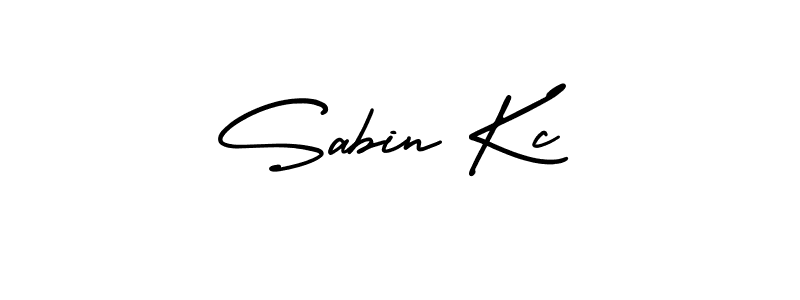 AmerikaSignatureDemo-Regular is a professional signature style that is perfect for those who want to add a touch of class to their signature. It is also a great choice for those who want to make their signature more unique. Get Sabin Kc name to fancy signature for free. Sabin Kc signature style 3 images and pictures png