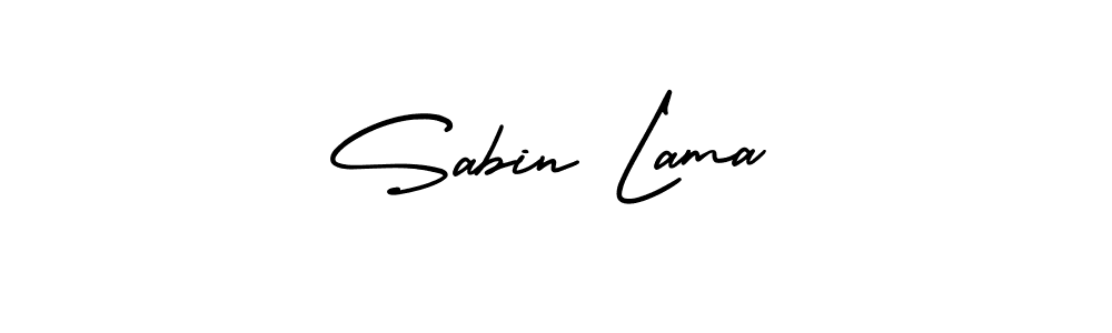 How to make Sabin Lama signature? AmerikaSignatureDemo-Regular is a professional autograph style. Create handwritten signature for Sabin Lama name. Sabin Lama signature style 3 images and pictures png