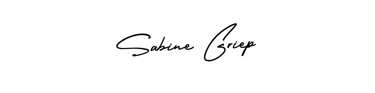 Make a beautiful signature design for name Sabine Griep. With this signature (AmerikaSignatureDemo-Regular) style, you can create a handwritten signature for free. Sabine Griep signature style 3 images and pictures png