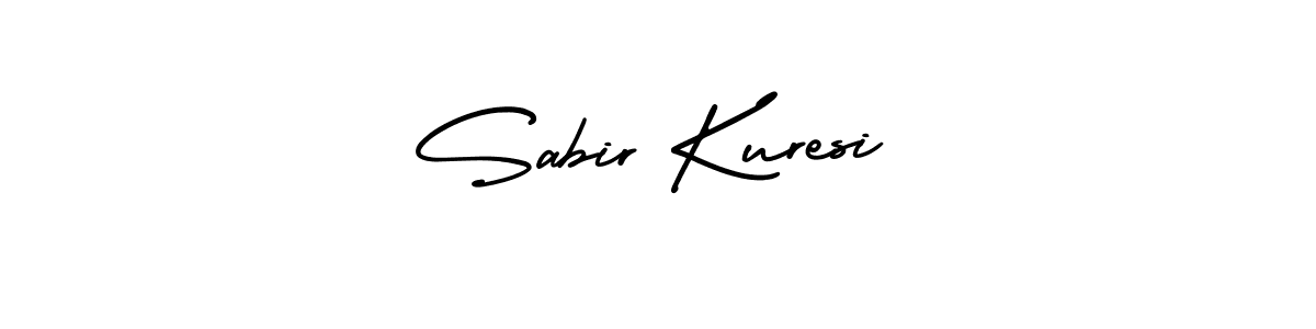 The best way (AmerikaSignatureDemo-Regular) to make a short signature is to pick only two or three words in your name. The name Sabir Kuresi include a total of six letters. For converting this name. Sabir Kuresi signature style 3 images and pictures png