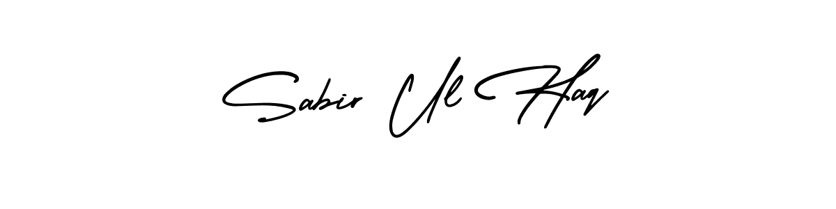Use a signature maker to create a handwritten signature online. With this signature software, you can design (AmerikaSignatureDemo-Regular) your own signature for name Sabir Ul Haq. Sabir Ul Haq signature style 3 images and pictures png