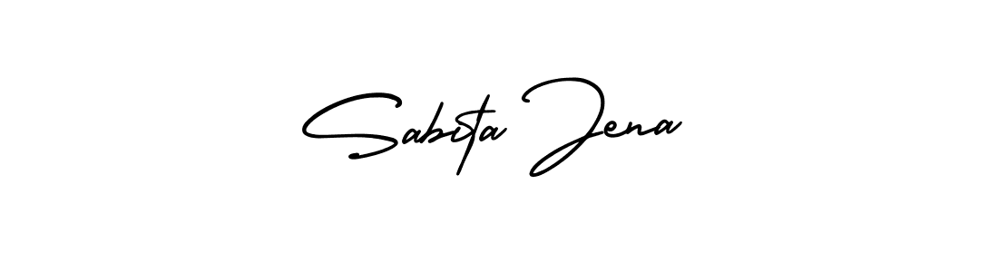 Design your own signature with our free online signature maker. With this signature software, you can create a handwritten (AmerikaSignatureDemo-Regular) signature for name Sabita Jena. Sabita Jena signature style 3 images and pictures png