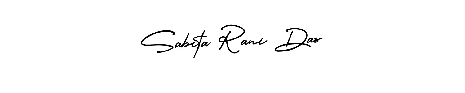 Sabita Rani Das stylish signature style. Best Handwritten Sign (AmerikaSignatureDemo-Regular) for my name. Handwritten Signature Collection Ideas for my name Sabita Rani Das. Sabita Rani Das signature style 3 images and pictures png