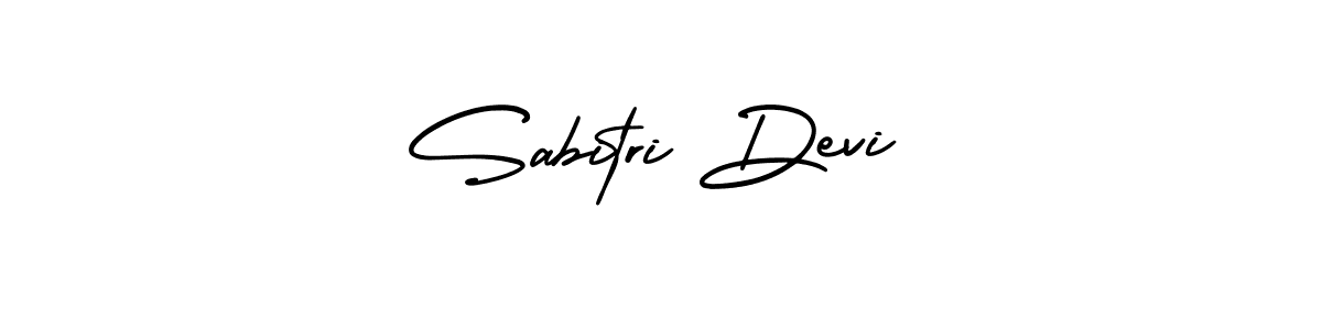 You should practise on your own different ways (AmerikaSignatureDemo-Regular) to write your name (Sabitri Devi) in signature. don't let someone else do it for you. Sabitri Devi signature style 3 images and pictures png