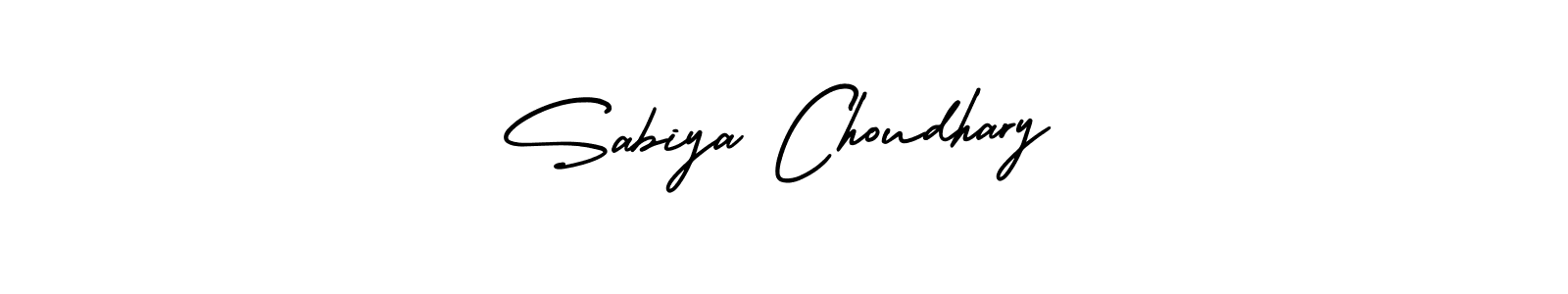 Also You can easily find your signature by using the search form. We will create Sabiya Choudhary name handwritten signature images for you free of cost using AmerikaSignatureDemo-Regular sign style. Sabiya Choudhary signature style 3 images and pictures png