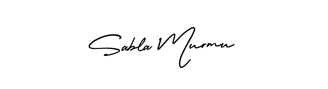 if you are searching for the best signature style for your name Sabla Murmu. so please give up your signature search. here we have designed multiple signature styles  using AmerikaSignatureDemo-Regular. Sabla Murmu signature style 3 images and pictures png