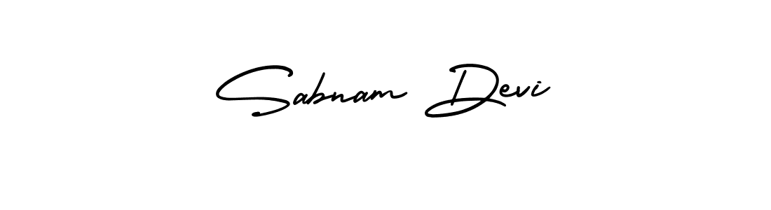 if you are searching for the best signature style for your name Sabnam Devi. so please give up your signature search. here we have designed multiple signature styles  using AmerikaSignatureDemo-Regular. Sabnam Devi signature style 3 images and pictures png