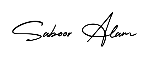 The AmerikaSignatureDemo-Regular font gives name Saboor Alam a signature that looks effortless yet distinguished. Download high-res PNG instantly. Saboor Alam signature style 3 images and pictures png