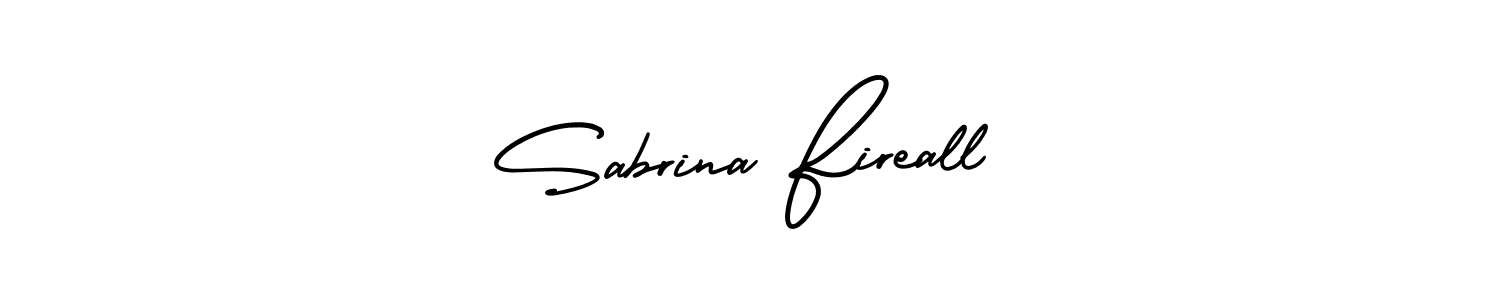 How to Draw Sabrina Fireall signature style? AmerikaSignatureDemo-Regular is a latest design signature styles for name Sabrina Fireall. Sabrina Fireall signature style 3 images and pictures png