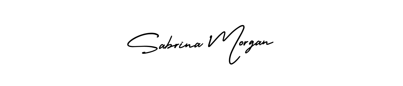 How to make Sabrina Morgan signature? AmerikaSignatureDemo-Regular is a professional autograph style. Create handwritten signature for Sabrina Morgan name. Sabrina Morgan signature style 3 images and pictures png
