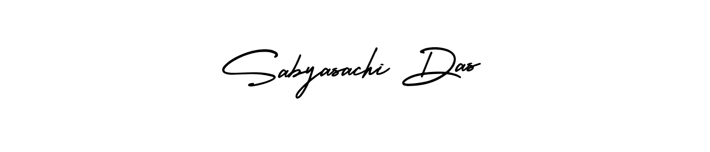 The best way (AmerikaSignatureDemo-Regular) to make a short signature is to pick only two or three words in your name. The name Sabyasachi Das include a total of six letters. For converting this name. Sabyasachi Das signature style 3 images and pictures png