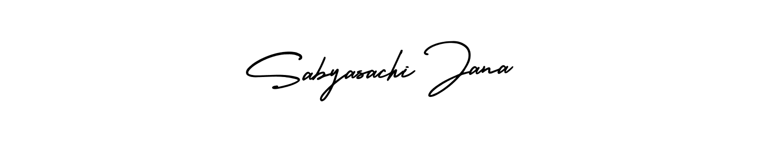 if you are searching for the best signature style for your name Sabyasachi Jana. so please give up your signature search. here we have designed multiple signature styles  using AmerikaSignatureDemo-Regular. Sabyasachi Jana signature style 3 images and pictures png