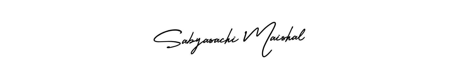 Design your own signature with our free online signature maker. With this signature software, you can create a handwritten (AmerikaSignatureDemo-Regular) signature for name Sabyasachi Maishal. Sabyasachi Maishal signature style 3 images and pictures png