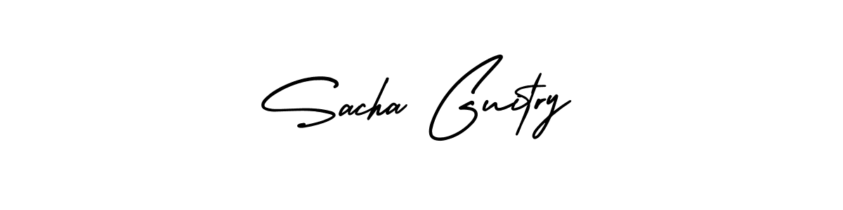 The best way (AmerikaSignatureDemo-Regular) to make a short signature is to pick only two or three words in your name. The name Sacha Guitry include a total of six letters. For converting this name. Sacha Guitry signature style 3 images and pictures png