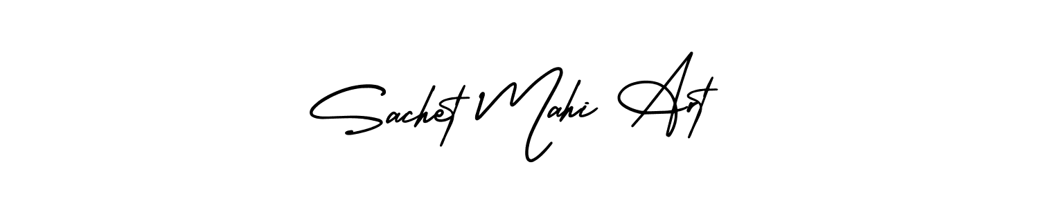 Design your own signature with our free online signature maker. With this signature software, you can create a handwritten (AmerikaSignatureDemo-Regular) signature for name Sachet Mahi Art. Sachet Mahi Art signature style 3 images and pictures png