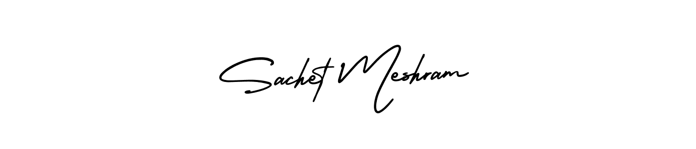 This is the best signature style for the Sachet Meshram name. Also you like these signature font (AmerikaSignatureDemo-Regular). Mix name signature. Sachet Meshram signature style 3 images and pictures png