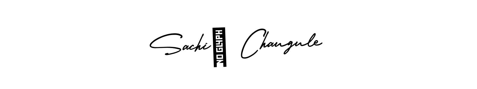 The best way (AmerikaSignatureDemo-Regular) to make a short signature is to pick only two or three words in your name. The name Sachiñ Chaugule include a total of six letters. For converting this name. Sachiñ Chaugule signature style 3 images and pictures png