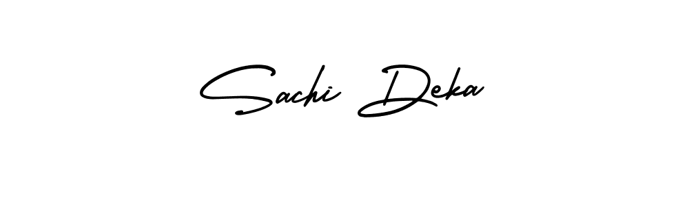 Make a beautiful signature design for name Sachi Deka. With this signature (AmerikaSignatureDemo-Regular) style, you can create a handwritten signature for free. Sachi Deka signature style 3 images and pictures png