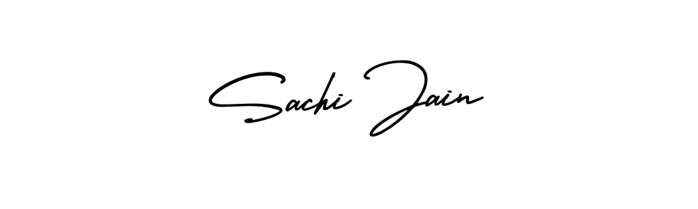 How to make Sachi Jain signature? AmerikaSignatureDemo-Regular is a professional autograph style. Create handwritten signature for Sachi Jain name. Sachi Jain signature style 3 images and pictures png