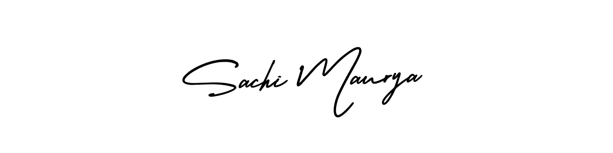 Also You can easily find your signature by using the search form. We will create Sachi Maurya name handwritten signature images for you free of cost using AmerikaSignatureDemo-Regular sign style. Sachi Maurya signature style 3 images and pictures png