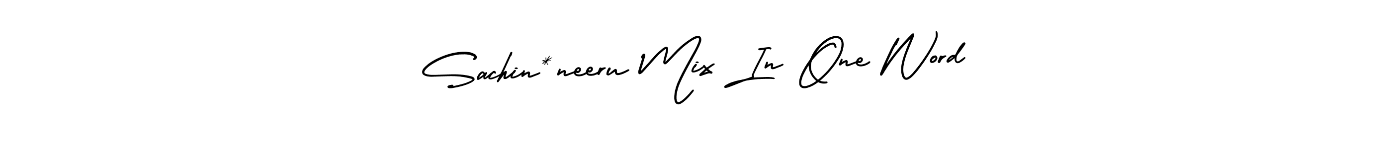 Make a beautiful signature design for name Sachin*neeru Mix In One Word. With this signature (AmerikaSignatureDemo-Regular) style, you can create a handwritten signature for free. Sachin*neeru Mix In One Word signature style 3 images and pictures png