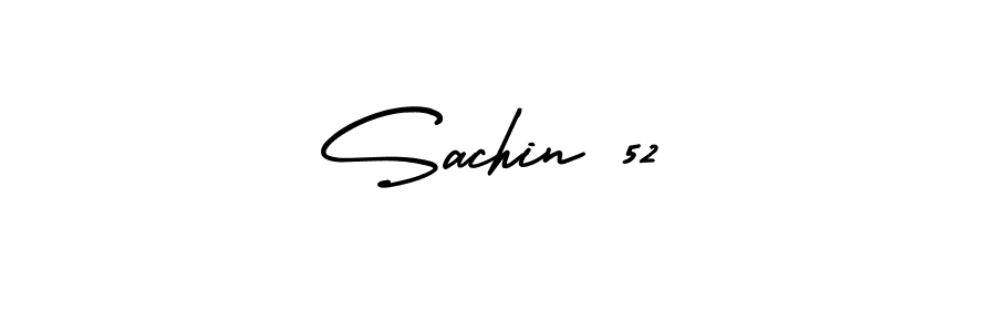 Sachin 52 stylish signature style. Best Handwritten Sign (AmerikaSignatureDemo-Regular) for my name. Handwritten Signature Collection Ideas for my name Sachin 52. Sachin 52 signature style 3 images and pictures png