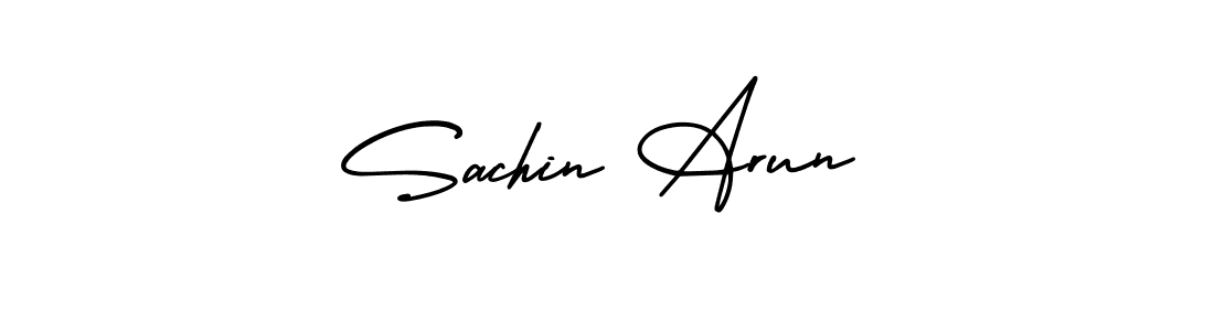 How to Draw Sachin Arun signature style? AmerikaSignatureDemo-Regular is a latest design signature styles for name Sachin Arun. Sachin Arun signature style 3 images and pictures png