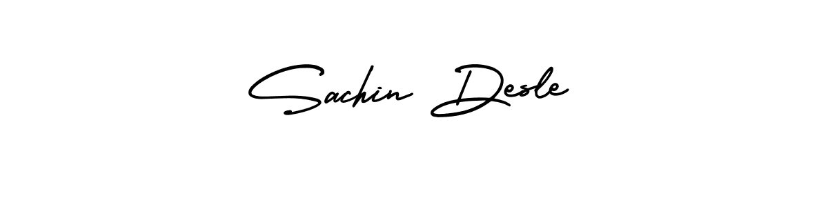 This is the best signature style for the Sachin Desle name. Also you like these signature font (AmerikaSignatureDemo-Regular). Mix name signature. Sachin Desle signature style 3 images and pictures png