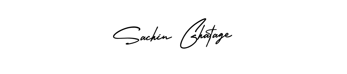 You should practise on your own different ways (AmerikaSignatureDemo-Regular) to write your name (Sachin Ghatage) in signature. don't let someone else do it for you. Sachin Ghatage signature style 3 images and pictures png