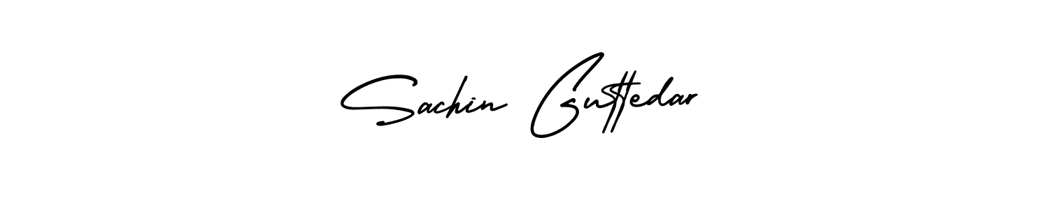 It looks lik you need a new signature style for name Sachin Guttedar. Design unique handwritten (AmerikaSignatureDemo-Regular) signature with our free signature maker in just a few clicks. Sachin Guttedar signature style 3 images and pictures png