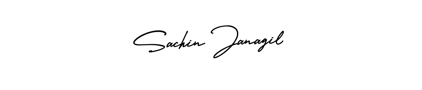 Create a beautiful signature design for name Sachin Janagil. With this signature (AmerikaSignatureDemo-Regular) fonts, you can make a handwritten signature for free. Sachin Janagil signature style 3 images and pictures png