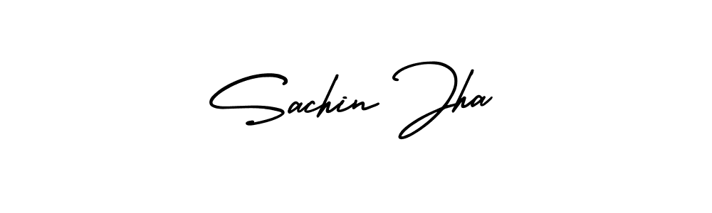 if you are searching for the best signature style for your name Sachin Jha. so please give up your signature search. here we have designed multiple signature styles  using AmerikaSignatureDemo-Regular. Sachin Jha signature style 3 images and pictures png
