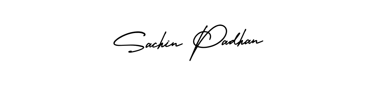 Similarly AmerikaSignatureDemo-Regular is the best handwritten signature design. Signature creator online .You can use it as an online autograph creator for name Sachin Padhan. Sachin Padhan signature style 3 images and pictures png