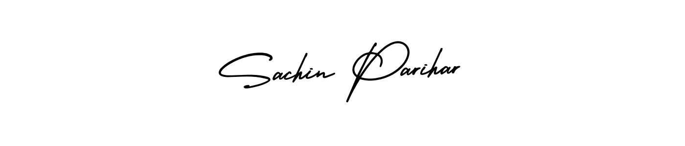 How to make Sachin Parihar name signature. Use AmerikaSignatureDemo-Regular style for creating short signs online. This is the latest handwritten sign. Sachin Parihar signature style 3 images and pictures png