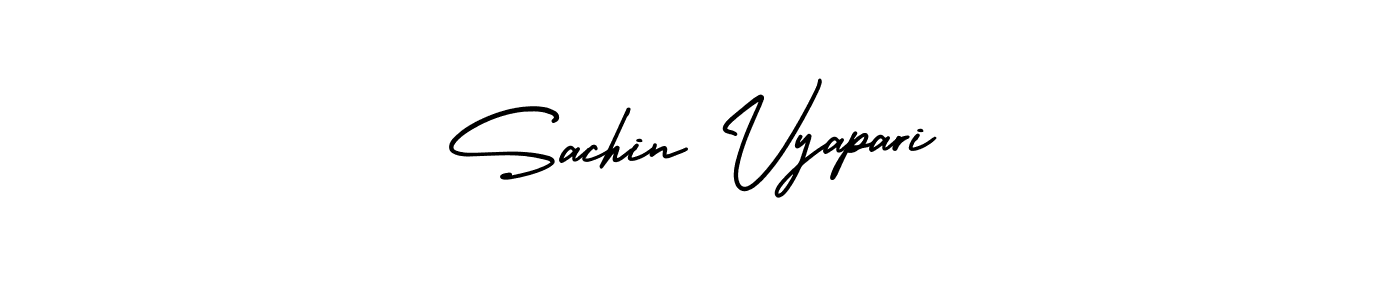 Also You can easily find your signature by using the search form. We will create Sachin Vyapari name handwritten signature images for you free of cost using AmerikaSignatureDemo-Regular sign style. Sachin Vyapari signature style 3 images and pictures png