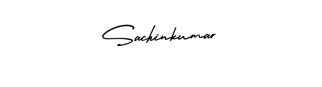 Make a beautiful signature design for name Sachinkumar. With this signature (AmerikaSignatureDemo-Regular) style, you can create a handwritten signature for free. Sachinkumar signature style 3 images and pictures png