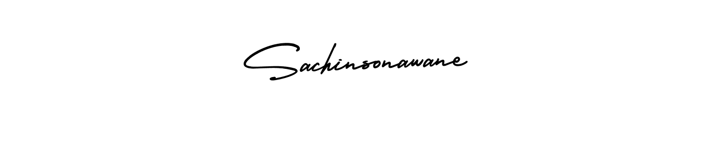 Use a signature maker to create a handwritten signature online. With this signature software, you can design (AmerikaSignatureDemo-Regular) your own signature for name Sachinsonawane. Sachinsonawane signature style 3 images and pictures png