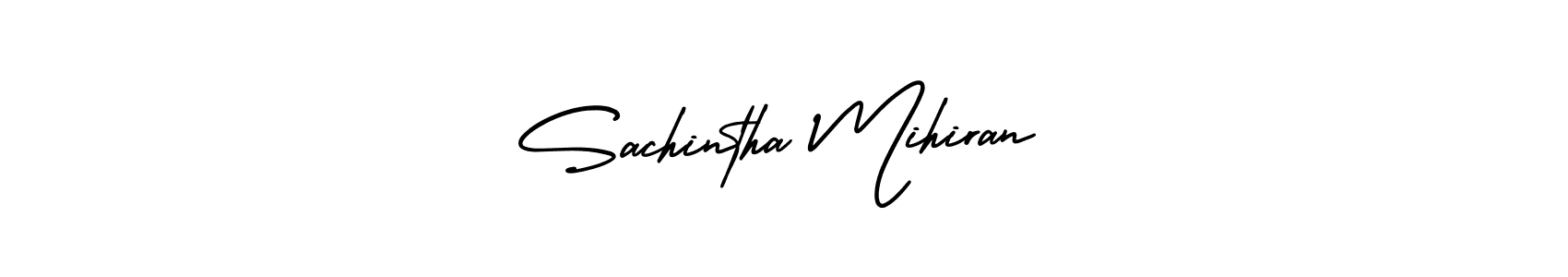 Make a short Sachintha Mihiran signature style. Manage your documents anywhere anytime using AmerikaSignatureDemo-Regular. Create and add eSignatures, submit forms, share and send files easily. Sachintha Mihiran signature style 3 images and pictures png