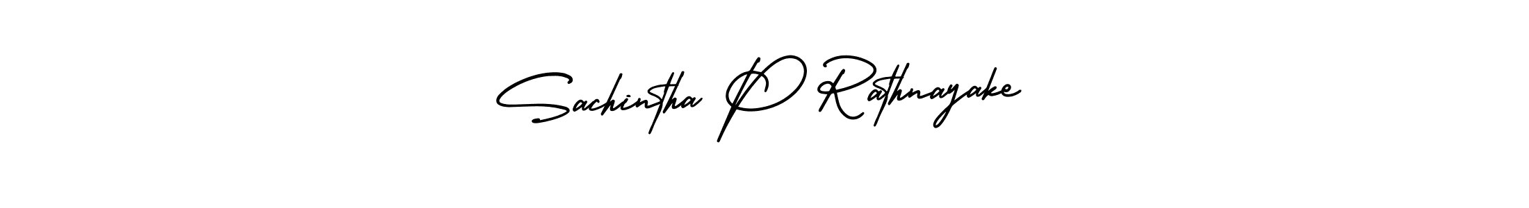 Sachintha P Rathnayake stylish signature style. Best Handwritten Sign (AmerikaSignatureDemo-Regular) for my name. Handwritten Signature Collection Ideas for my name Sachintha P Rathnayake. Sachintha P Rathnayake signature style 3 images and pictures png