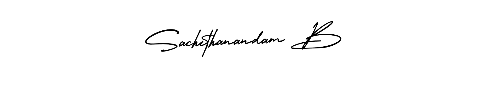 The best way (AmerikaSignatureDemo-Regular) to make a short signature is to pick only two or three words in your name. The name Sachithanandam B include a total of six letters. For converting this name. Sachithanandam B signature style 3 images and pictures png