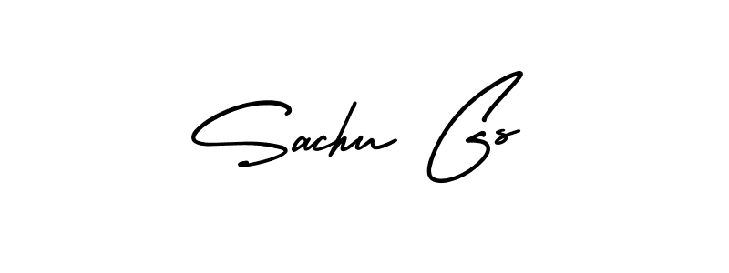 This is the best signature style for the Sachu Gs name. Also you like these signature font (AmerikaSignatureDemo-Regular). Mix name signature. Sachu Gs signature style 3 images and pictures png