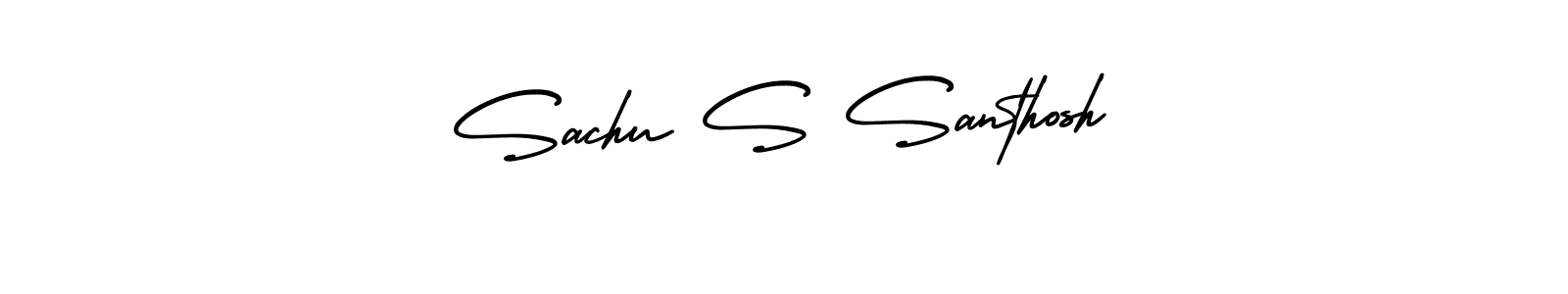 Similarly AmerikaSignatureDemo-Regular is the best handwritten signature design. Signature creator online .You can use it as an online autograph creator for name Sachu S Santhosh. Sachu S Santhosh signature style 3 images and pictures png